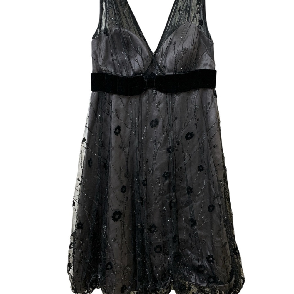 Rickie Freeman for Teri Jon Black Satin Intimates
